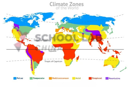 Wildgoose World Climate Zone Map